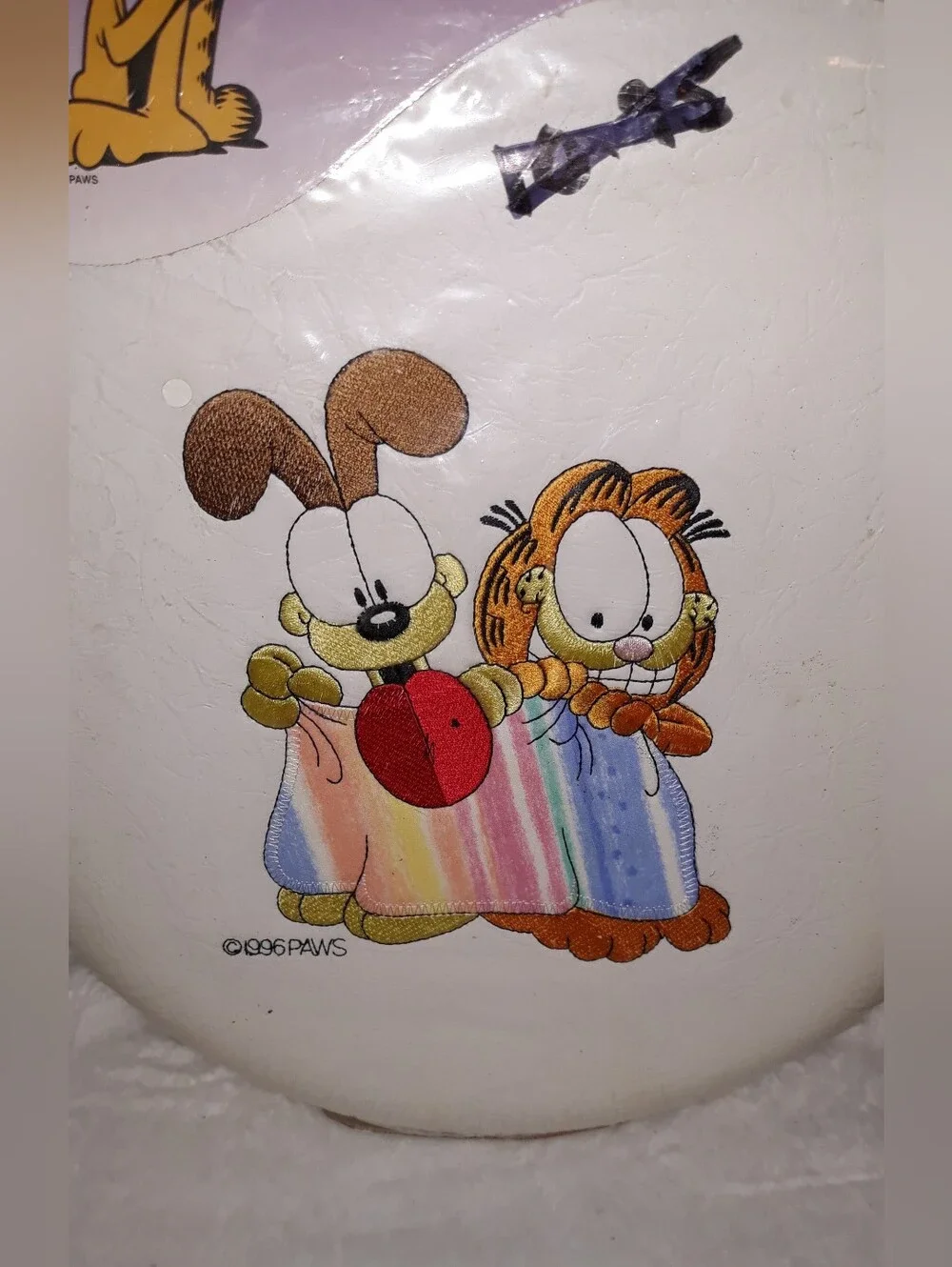 Vintage 1996 Garfield & Odie Soft Padded Toilet Seat - New NOS Factory Sealed